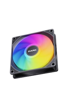 Dark 12cm Sessiz Kasa Fanı 1200rpm 36cfm Frgb Aydınlatma Özelliği İle Etkili Soğutma Dark 12cm Sessiz Kasa Fanı 1200rpm 36cfm Frgb Aydınlatma Özelliği İle Etkili Soğutma