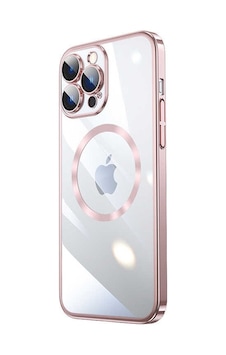 Apple Uyumlu iPhone 14 ProMax Kılıf Kenarları Renkli Wireless Özellikli Renkli Sert Silikon Kapak Apple Uyumlu iPhone 14 ProMax Kılıf Kenarları Renkli Wireless Özellikli Renkli Sert Silikon Kapak