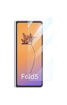 Galaxy Z Fold 5 Uyumlu Zore Etnaa Şeffaf Cam Ekran Koruyucu