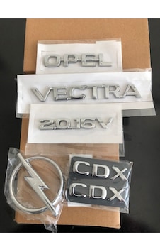 Opel Vectra 2.016 V Yazı Cdx Yazı (2adet)arka Bagaj Arma Takım-vectra B Uyumlu Opel Vectra 2.016 V Yazı Cdx Yazı (2adet)arka Bagaj Arma Takım-vectra B Uyumlu
