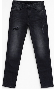 Erkek Antrasit Yırtık Detay Slim Jean Pantolon Erkek Antrasit Yırtık Detay Slim Jean Pantolon