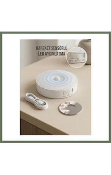 Bezos Hareket Sensörlü Yuvarlak Led Aydınlatma & Usb Şarjlı Pratik Gece Lambası 8 Cm Bezos1 Çok Renkli Bezos Hareket Sensörlü Yuvarlak Led Aydınlatma & Usb Şarjlı Pratik Gece Lambası 8 Cm Bezos1 Çok Renkli