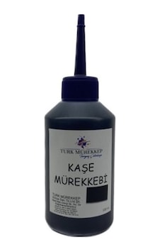 Turk Mürekkep Kaşe Mürekkebi 100 ML Siyah Turk Mürekkep Kaşe Mürekkebi 100 ML Siyah