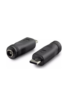 Hadron Hdx1340 Dc Jack Dönüştürücü 5.5x2.5mm Dişi To Usb Type-c Erkek - 1 Adet