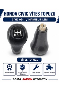 Honda Civic 06-11 Manuel 5 İleri Vites Topuzu 54102-sna-a02 Honda Civic 06-11 Manuel 5 İleri Vites Topuzu 54102-sna-a02