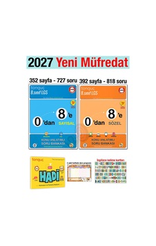 8. Sınıf 2027 0'dan 8'e Konu Anlatımlı Soru Bankası Hadi Motivasyon Ve Planlama Rehberim Seti 8. Sınıf 2027 0'dan 8'e Konu Anlatımlı Soru Bankası Hadi Motivasyon Ve Planlama Rehberim Seti