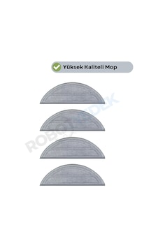 Roborock S8 Pro Ultra Değil Uyumlu 4 Adet Mikrofiber Mop Bez Roborock S8 Pro Ultra Değil Uyumlu 4 Adet Mikrofiber Mop Bez