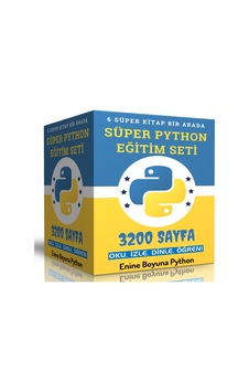 Süper Python Eğitim Seti 6 Süper Kitap Süper Python Eğitim Seti 6 Süper Kitap