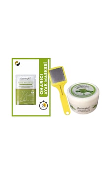 Dermokil Kil & Kenevir Yağlı Ayak Maskesi 35 ML + Aloe Vera Özlü Nemlendirici Krem 220 ML + Plastik Saplı Topuk Rendesi Dermokil Kil & Kenevir Yağlı Ayak Maskesi 35 ML + Aloe Vera Özlü Nemlendirici Krem 220 ML + Plastik Saplı Topuk Rendesi
