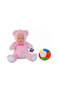 Peluş Bebek Yüzlü Ayı 30 Cm Ve Peluş Top - 2 Ürün 1 Arada Oyuncak Pembe Peluş Bebek Yüzlü Ayı 30 Cm Ve Peluş Top - 2 Ürün 1 Arada Oyuncak Pembe