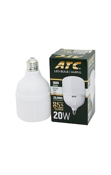 Atc-lw- Torch Led Bulb Ampul 20w Ip40 6500k 1800 Lümen Işık Açısı 240 25.000 Saat Ömür E27 Beyaz Diğer Atc-lw- Torch Led Bulb Ampul 20w Ip40 6500k 1800 Lümen Işık Açısı 240 25.000 Saat Ömür E27 Beyaz Diğer