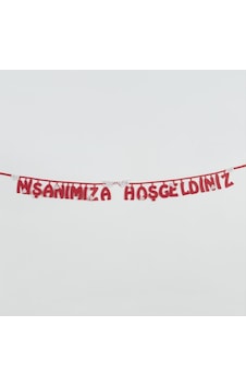 Nişanımıza Hoşgeldiniz Keçe Yazı-mor N145 Çok Renkli Nişanımıza Hoşgeldiniz Keçe Yazı-mor N145 Çok Renkli