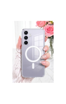 Fibaks Galaxy S22 Uyumlu Kılıf Wireless Şarj Destekli Şeffaf Sert Kapak Fibaks Galaxy S22 Uyumlu Kılıf Wireless Şarj Destekli Şeffaf Sert Kapak