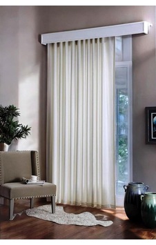 Hazır Saten Güneşlik Perde Ekru Renk 300x260cm Sku: Zeus8690010241986 A Antrasit