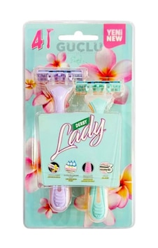 Derby Lady Platinum 3 Bıçaklı Tıraş Bıçağı 4'lü Paket Derby Lady Platinum 3 Bıçaklı Tıraş Bıçağı 4'lü Paket