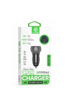 Yk Design Yk-ot730 Usb Qc4.0 Pd 30w Araç Şarj Başlığı Siyah Yk Design Yk-ot730 Usb Qc4.0 Pd 30w Araç Şarj Başlığı Siyah