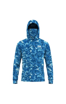 Stafu Pro Stratos Kapüşonlu Sea Chaos Blue Performans T-shirt Çok Renkli Stafu Pro Stratos Kapüşonlu Sea Chaos Blue Performans T-shirt Çok Renkli
