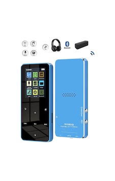 Bluetooth Lu Mp3-mp4 Çalar Fm Radyolu Şarjlı Mp4 Player Dahili Hoparlör 8gb Hafızalı Müzik Çalar