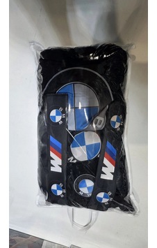 Bmw Siyanh Süper Set Dörtlü Servis Kılıfı + İkili Yastık Ve Kemer Kılıfı +vites Poları Bmw Siyanh Süper Set Dörtlü Servis Kılıfı + İkili Yastık Ve Kemer Kılıfı +vites Poları