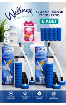 2 Adet Tuvalet Temizlik Seti+60 Adet Kullan At Adet Deterjanlı Tuvalet Yedek+pembe Köpük Hediye Gri 2 Adet Tuvalet Temizlik Seti+60 Adet Kullan At Adet Deterjanlı Tuvalet Yedek+pembe Köpük Hediye Gri