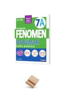 Fenomen 7. Sınıf Maarif 7a Serisi Fen Bilimleri Soru Bankası + Telefon Standı Fenomen 7. Sınıf Maarif 7a Serisi Fen Bilimleri Soru Bankası + Telefon Standı