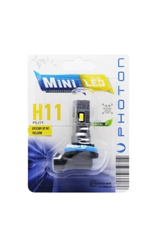 Photon Mini H8 H9 H11 H16 Yellow Sarı Compact Led 12-24v Tekli Blister