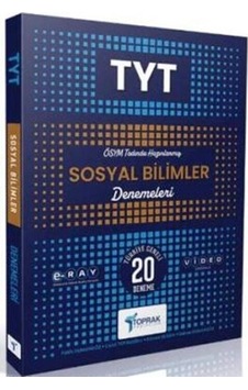 Tyt Sosyal Bilgiler 20 Li Deneme Kitabı Toprak Yayıncılık Tyt Sosyal Bilgiler 20 Li Deneme Kitabı Toprak Yayıncılık