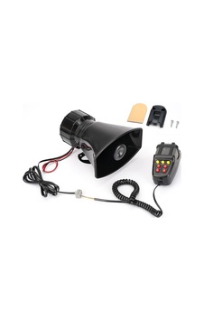 Kerwınn Araba Siren Korna Mikrofonlu 7 Ton, Mikrofonlu 12v 100w Acil Ses Amplifikatörü Pa Hoparlör Sistemi Ambulans Yangın Hooter Trafik Sesi Sku: Zeusstkc9aa182d9f
