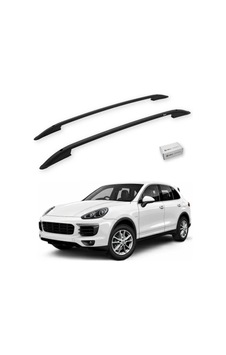 Turtle Porsche Cayenne 92a-e2 2011-2017 Tavan Çıtası Crown Siyah