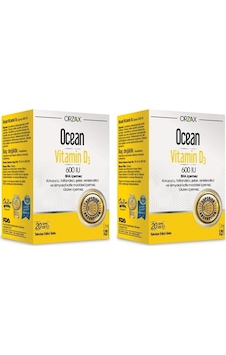 Ocean Vitamin D3 600 IU Sprey 20 ML 2 Adet Ocean Vitamin D3 600 IU Sprey 20 ML 2 Adet