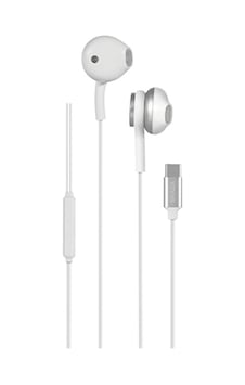 Shaza SS4002/WT Type C Silikonlu Kablolu Kulakiçi Kulaklık
