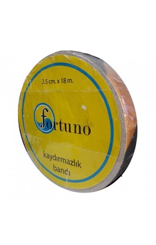 Fortuna Beyaz Kaydırmazlık Bandı 25 Mm x 18 Metre