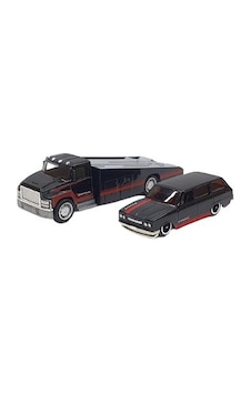 Die-Cast Metal Araba Taşıyan Tır - 689-11-SİYAH Die-Cast Metal Araba Taşıyan Tır - 689-11-SİYAH