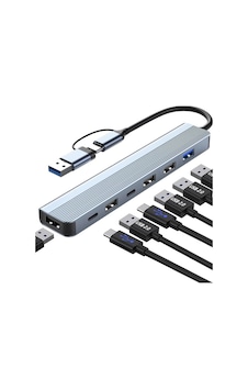 Type-c Usb 7ın1 3.0 Hub Zr1055 Type-c Usb 7ın1 3.0 Hub Zr1055
