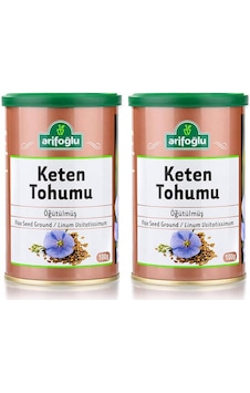 Arifoğlu Öğütülmüş Keten Tohumu Teneke 2 x 100 G Arifoğlu Öğütülmüş Keten Tohumu Teneke 2 x 100 G
