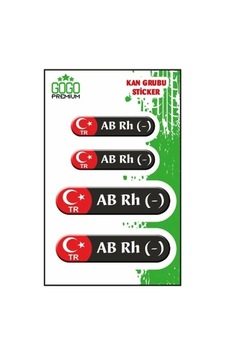 Kan Grubu Ab Rh - Siyah Dörtlü Damla Etiket Kan Grubu Ab Rh - Siyah Dörtlü Damla Etiket