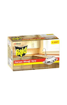 Raid Hamam Böceği Yemi 3 Ay Etkili Kokusuz 6'lı Set Raid Hamam Böceği Yemi 3 Ay Etkili Kokusuz 6'lı Set