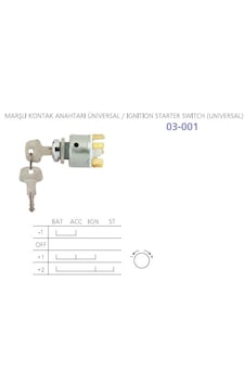 MARŞLI KONTAK ANAHTARI FORD BMC ANADOL 03-001 AKSA