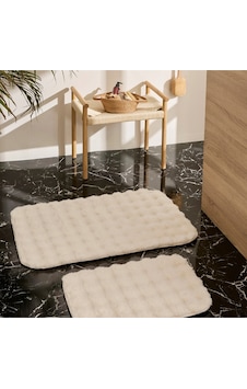 Karaca Home Bubble Banyo Paspas Seti Beyaz Karaca Home Bubble Banyo Paspas Seti Beyaz