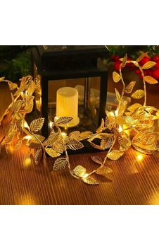 3 Metre Yaldızlı Gold Led Işık Beyaz