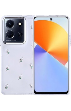 Nihcase İnfinix Note 30 5g Kılıf Kutup Simli Glitter Lale Desenli Kapak Nihcase İnfinix Note 30 5g Kılıf Kutup Simli Glitter Lale Desenli Kapak