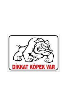 Dikkat Köpek Var Levhası 15x21 Cm Dekota 3 Mm Dikkat Köpek Var Levhası 15x21 Cm Dekota 3 Mm