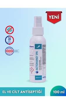 Acto Actohand Ipa El Ve Cilt Antiseptiği İzopropil Alkol %70.6 100 ML Acto Actohand Ipa El Ve Cilt Antiseptiği İzopropil Alkol %70.6 100 ML
