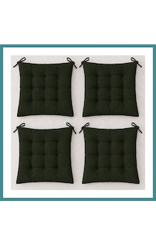 Trendexa 4 Lü Kapitone Bağcıklı Sandalye Minderi 40 40 3 Cm Zeytin Yeşili 40 40 3 Cm 4 Adet Mac Yeşil Trendexa 4 Lü Kapitone Bağcıklı Sandalye Minderi 40 40 3 Cm Zeytin Yeşili 40 40 3 Cm 4 Adet Mac Yeşil