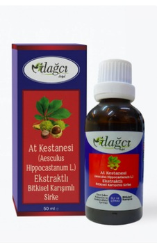 At Kestanesi Ekstratlı Bitkisel Sirke 50 Ml Ve Dolaşım Konforuna Destek At Kestanesi Ekstratlı Bitkisel Sirke 50 Ml Ve Dolaşım Konforuna Destek
