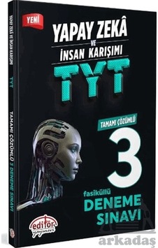 Yapay Zeka Ve İnsan Karışımı Tyt Tamamı Çözümlü 3 Fasikül Deneme