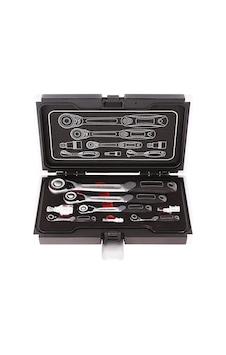 Cırcır Kol Ve Adaptör Seti 8 Parça 1/2 - 1/4 - 3/8 Cırcır Kol Ve Adaptör Seti 8 Parça 1/2 - 1/4 - 3/8