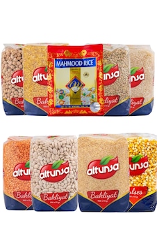 Altunsa & Mahmood Rice Premium Bakliyat Seti 9'lu Altunsa & Mahmood Rice Premium Bakliyat Seti 9'lu