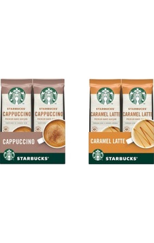 Starbucks Premium Serisi caramel Latte + Cappuccino 2 x 10'lu Starbucks Premium Serisi caramel Latte + Cappuccino 2 x 10'lu