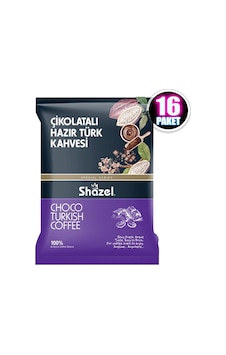 Shazel Çikolatalı Hazır Türk Kahvesi 16 x 100 G Shazel Çikolatalı Hazır Türk Kahvesi 16 x 100 G